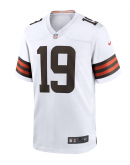 Men's Cleveland Browns Bernie Kosar Nike White Retired Player Game Jersey