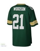 Men's Green Bay Packers Charles Woodson Mitchell & Ness Green Legacy Replica Jersey