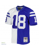 Men's Indianapolis Colts Peyton Manning Mitchell & Ness Royal/White 1998 Split Legacy Replica Jersey