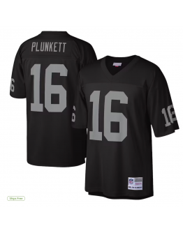 Men's Oakland Raiders Jim Plunkett Mitchell & Ness Black 1980 Legacy Replica Jersey