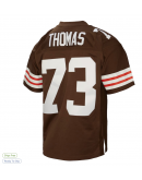 Men's Cleveland Browns Joe Thomas Mitchell & Ness Brown Legacy Replica Jersey