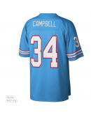 Men's Houston Oilers Earl Campbell Mitchell & Ness Light Blue Legacy Replica Jersey