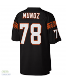 Men's Cincinnati Bengals Anthony Muñoz Mitchell & Ness Black Legacy Replica Jersey