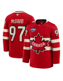 Men's Canada Connor McDavid Fanatics Red 2025 4 Nations Face-Off Premium Jersey