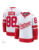 Men's Detroit Red Wings Patrick Kane Fanatics White 2025 NHL Stadium Series Premium Player Jersey