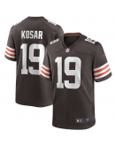 Men's Cleveland Browns Bernie Kosar Nike Brown Game Retired Player Jersey