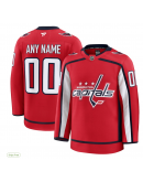 Men's Washington Capitals Fanatics White Away Premium Custom Jersey