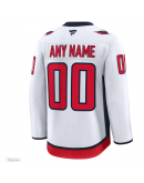 Men's Washington Capitals Fanatics White Away Premium Custom Jersey