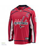 Men's Washington Capitals Alexander Ovechkin Fanatics Red Captain Patch Home Breakaway Jersey