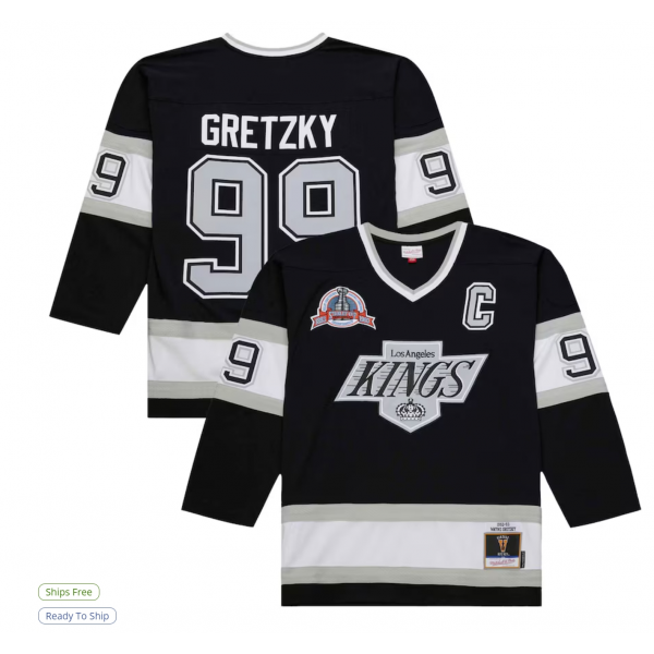 Men's Los Angeles Kings Wayne Gretzky Black 1992-93 Power Play Jersey