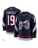 Men's Columbus Blue Jackets Adam Fantilli Fanatics Navy 2025 NHL Stadium Series Premium Player Jersey