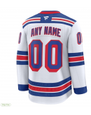 Men's New York Rangers Fanatics Blue Home Breakaway Custom Jersey