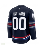 Men's New York Rangers Fanatics Blue Home Breakaway Custom Jersey