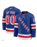 Men's New York Rangers Fanatics Blue Home Breakaway Custom Jersey