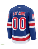 Men's New York Rangers Fanatics Blue Home Breakaway Custom Jersey