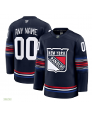 Men's New York Rangers Fanatics Blue Home Breakaway Custom Jersey