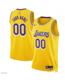 Unisex Los Angeles Lakers Nike White Swingman Custom Jersey - Association Edition