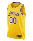 Unisex Los Angeles Lakers Nike White Swingman Custom Jersey - Association Edition