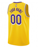 Unisex Los Angeles Lakers Nike White Swingman Custom Jersey - Association Edition