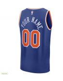 Men's New York Knicks Fanatics Navy Fast Break Custom Jersey - Statement Edition