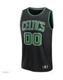 Men's Boston Celtics Fanatics Black Fast Break Custom Jersey - Statement Edition