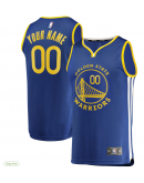 Men's Golden State Warriors Fanatics Royal Fast Break Custom Replica Jersey - Icon Edition