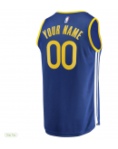 Men's Golden State Warriors Fanatics Royal Fast Break Custom Replica Jersey - Icon Edition