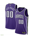 Unisex Adult Sacramento Kings Nike Purple Swingman Custom Jersey - Classic Edition