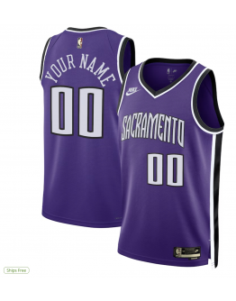 Unisex Adult Sacramento Kings Nike Purple Swingman Custom Jersey - Classic Edition